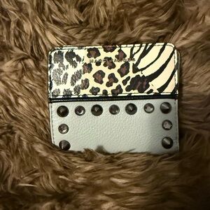 Marc Jacobs Leopard and Zebra Print Card Holder